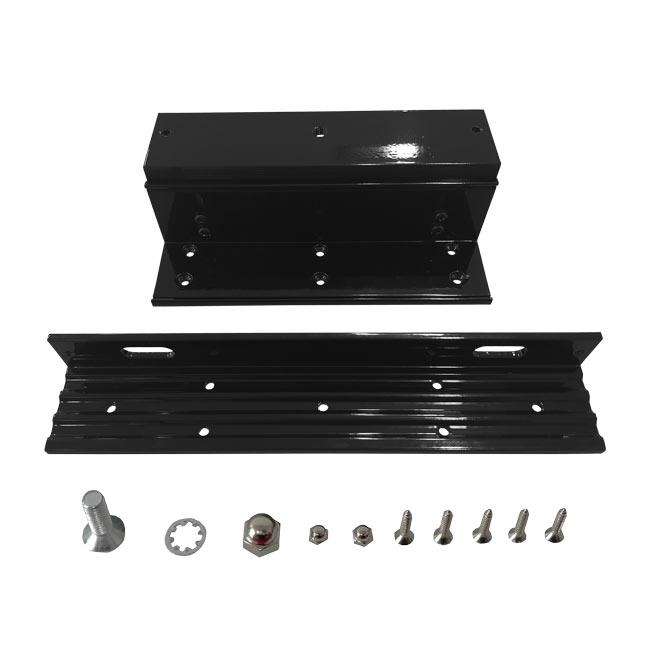 Z and L bracket for 600 lbs electromagnetic lock - VIS-ZL600-BL
