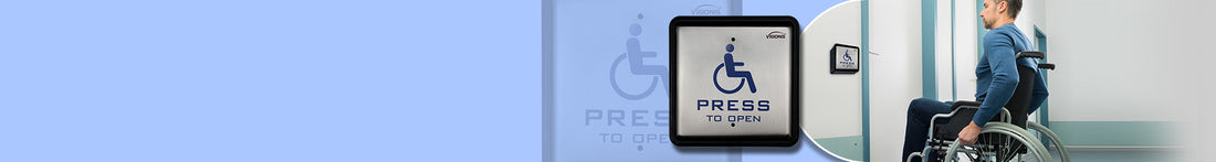 Handicap Rectangular Button Handicap Door Buttons - Accessible Solutions for Door Access | FPC Security