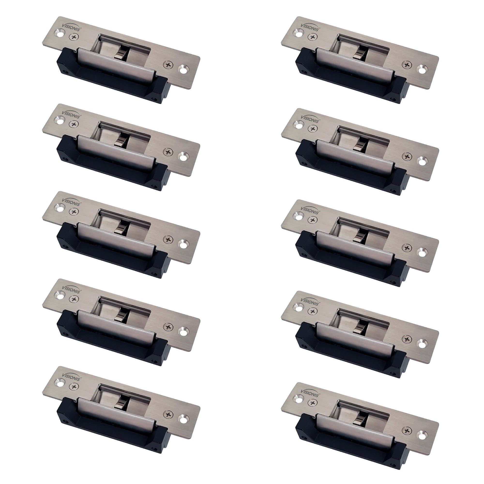 Electric door strikes. Pack of 10 - VIS-EL104-FSESA