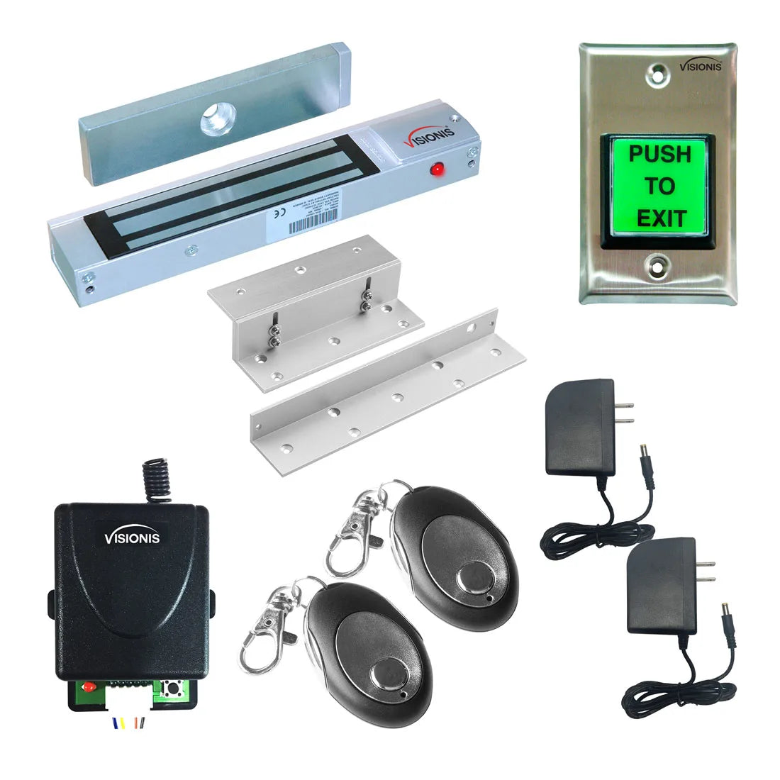 magnetic door lock with button release door buzzer system - FPC-5007