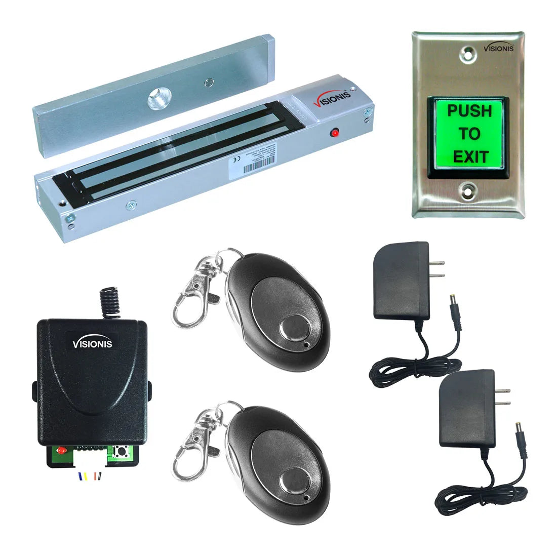 magnetic door lock with button release door buzzer system - FPC-5012