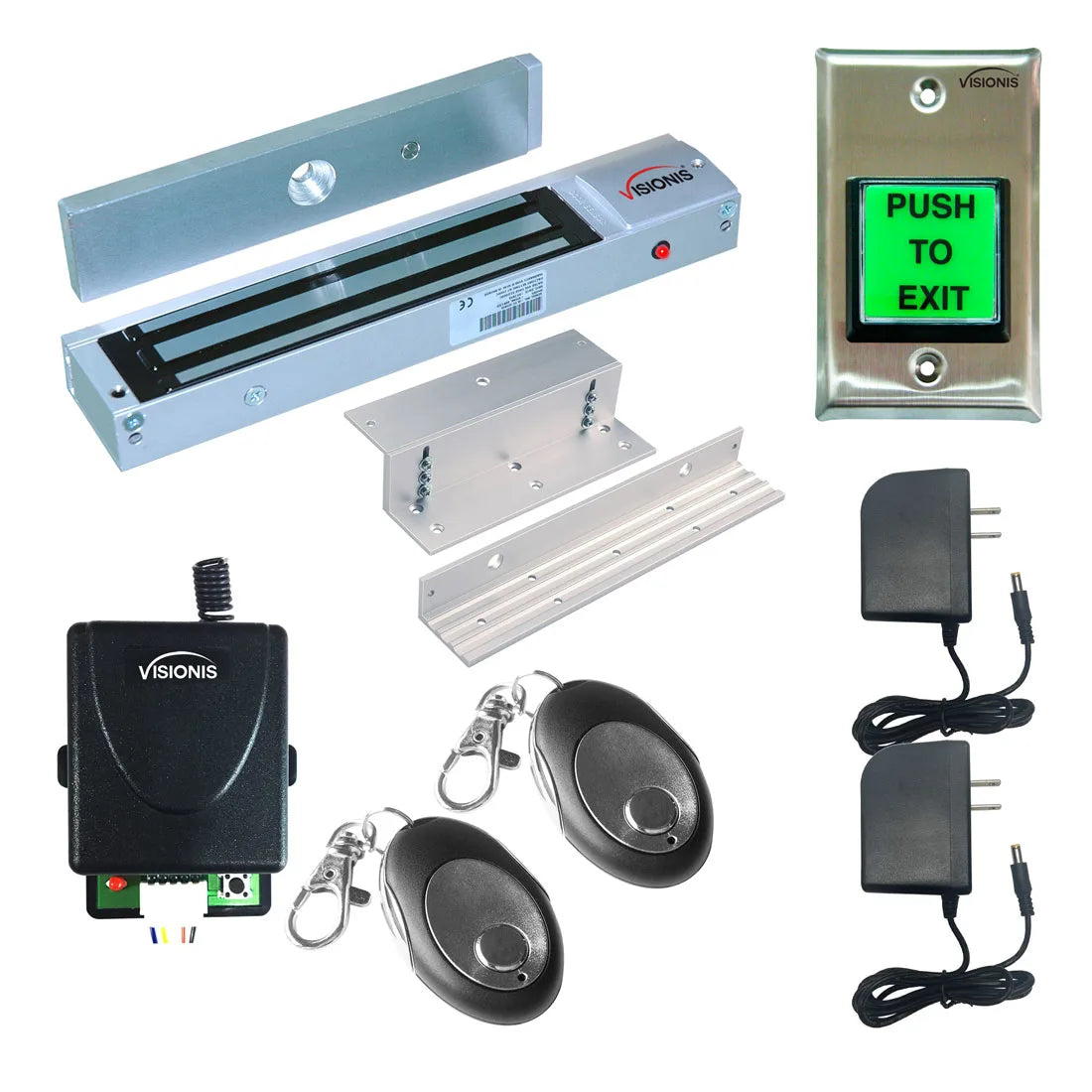 magnetic door lock with button release door buzzer system - FPC-5013