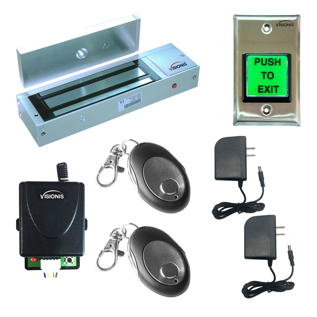 magnetic door lock with button release door buzzer system - FPC-5018