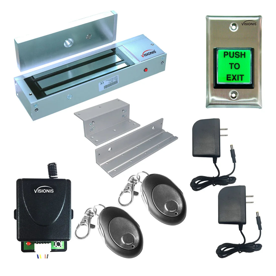 magnetic door lock with button release door buzzer system - FPC-5019