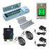 magnetic door lock with button release door buzzer system
