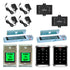 300 lbs Magnetic door lock door entry system with keypad card reader, push to exit button - FPC-5110