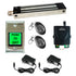 Gate maglock with RF transmitters and receiver buzz-in kit - FPC-5194