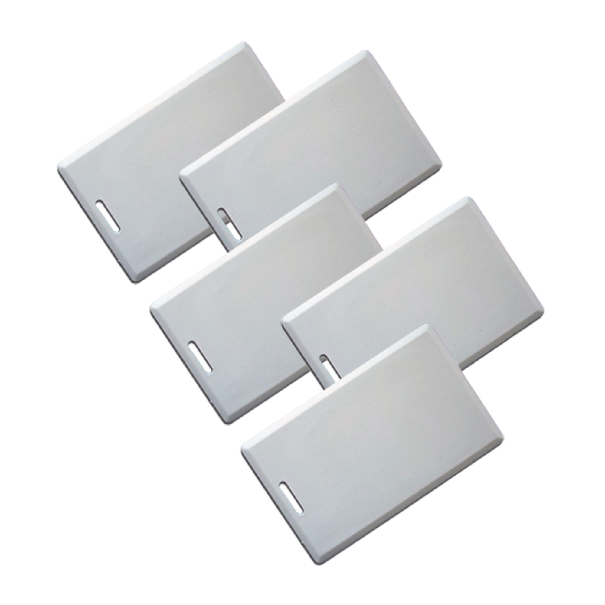 Pack of 5 Proximity Contactless Smart Entry Card VIS-PROXCARD for Access Control. 1.8mm Thick. 26 Bit 125khz - FPC-5266 Visionis