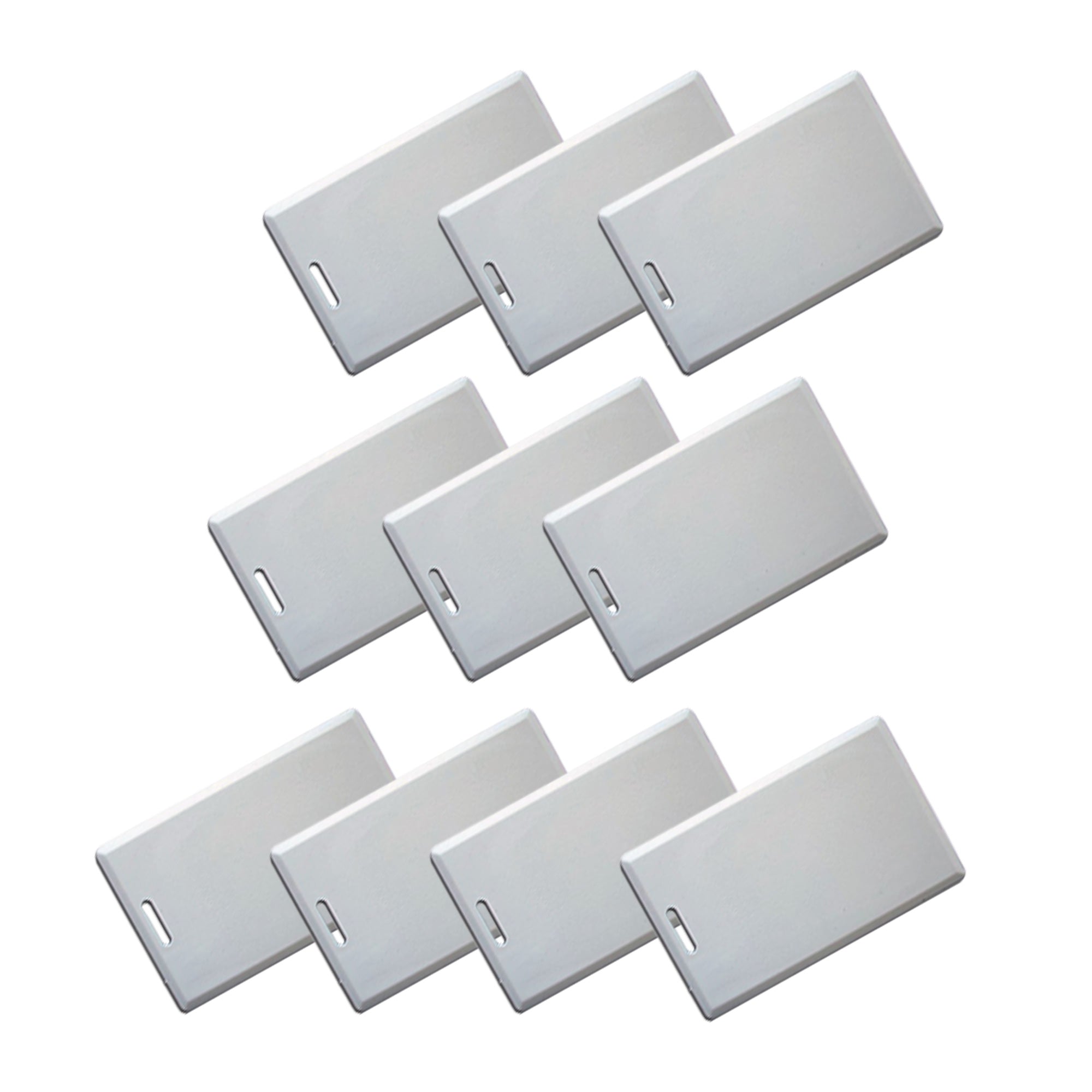 Pack of 10 Proximity Contactless Smart Entry Card VIS-PROXCARD for Access Control. 1.8mm Thick. 26 Bit 125khz - FPC-5267 Visionis