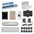 600 lbs Magnetic door lock kit with keypad card reader, push to exit button, motion sensor - FPC-5285-VS