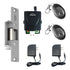  One Door Access Control With VIS-EL101-FSA Normally Closed Electric Strike With Wireless Receiver And Remote Kit - FPC-5346