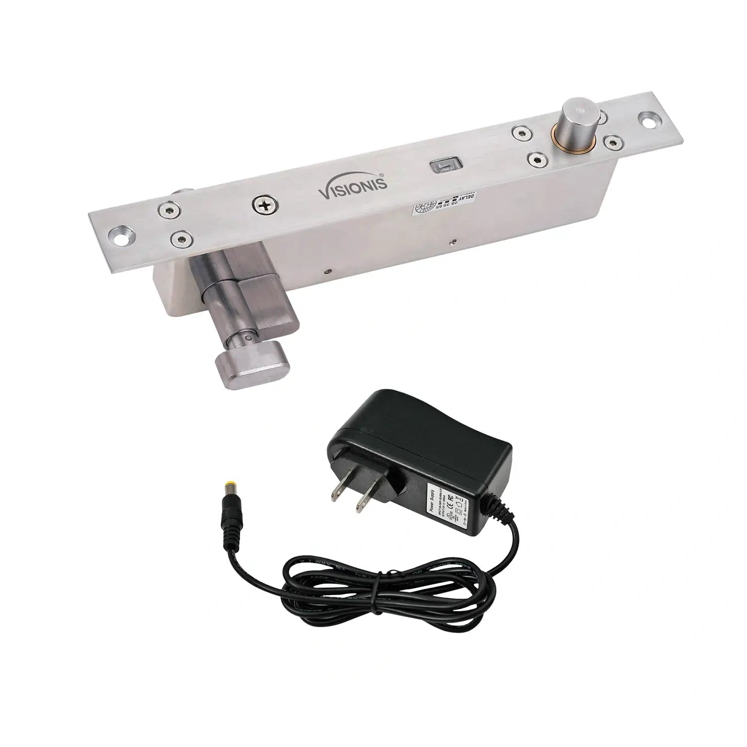 Electric Bolt Lock 2,600lbs With Key Cylinder and LED - FPC-5387