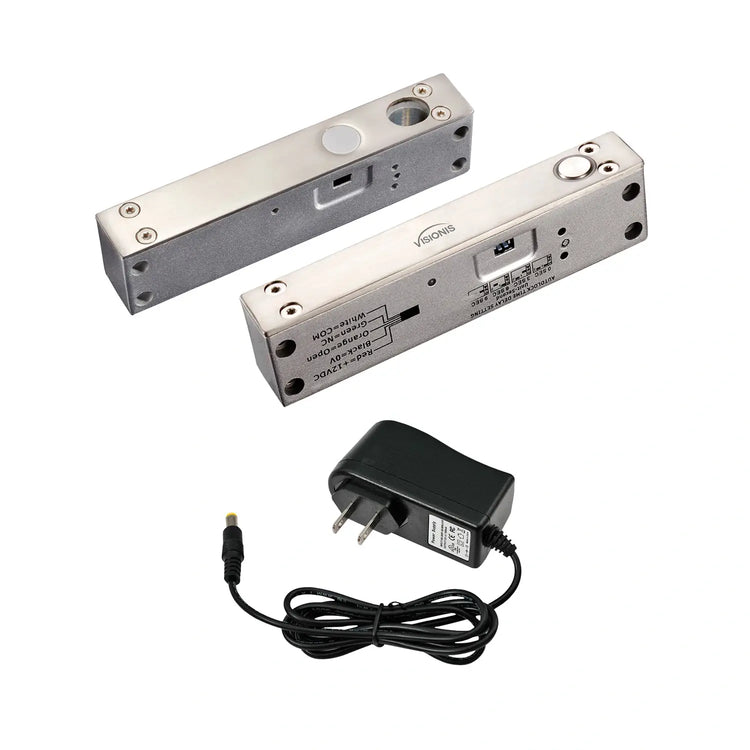 Electric Drop Bolt Lock 2,200lbs With LED for Narrow Door - FPC-5388