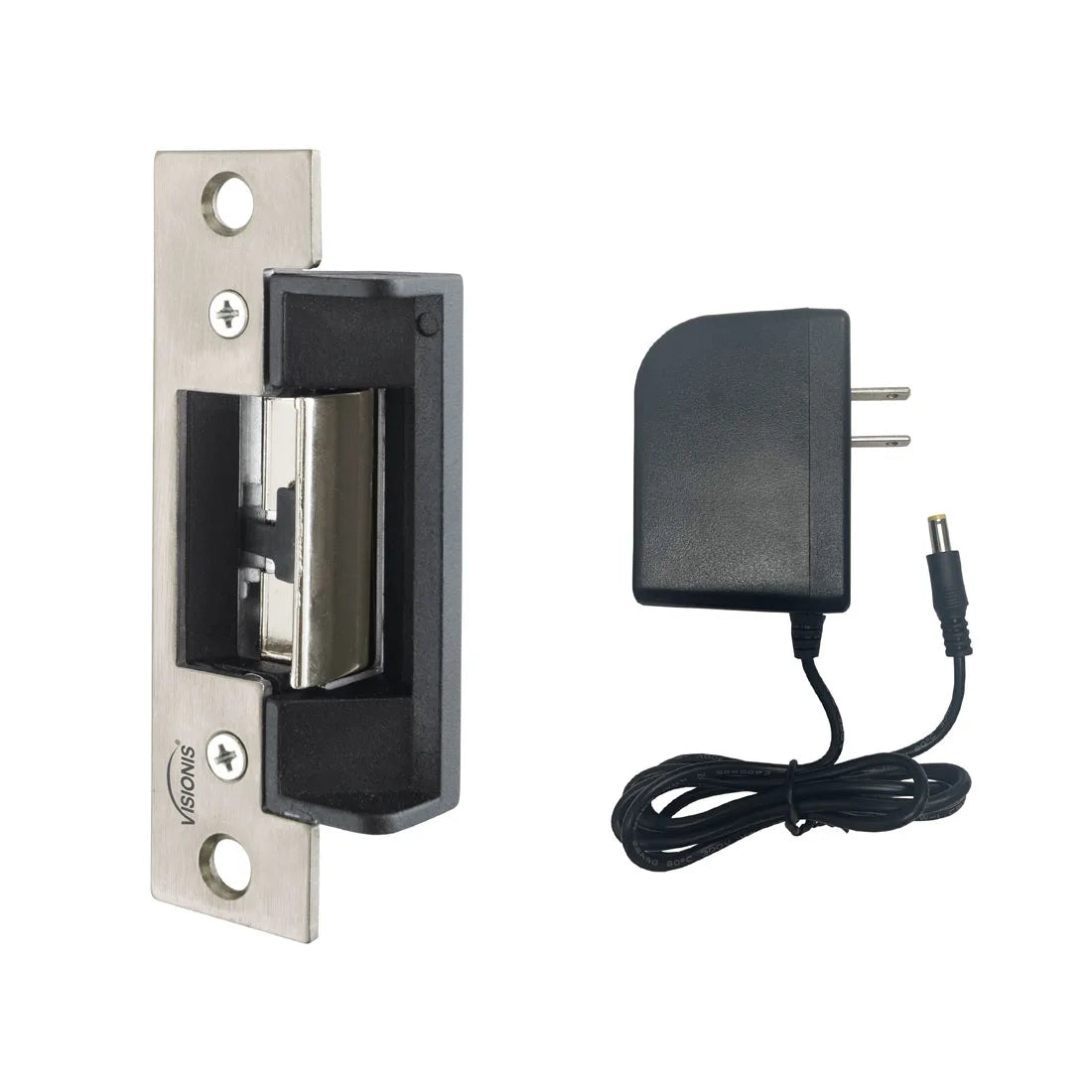 Electric door strike VIS-EL103-FSE with power supply for door access contro