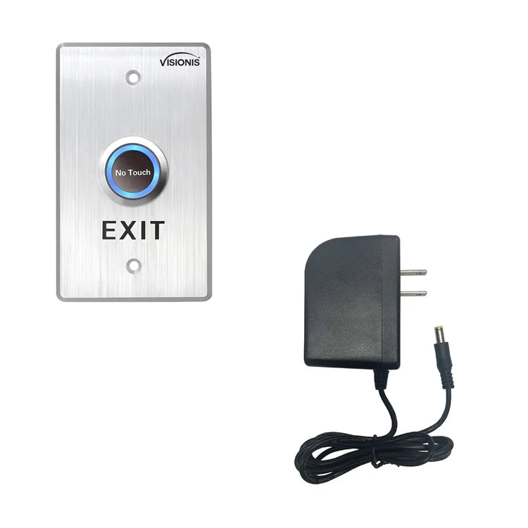 No Touch Exit Button With Timer Delay + Power Supply - FPC-5426 Visionis