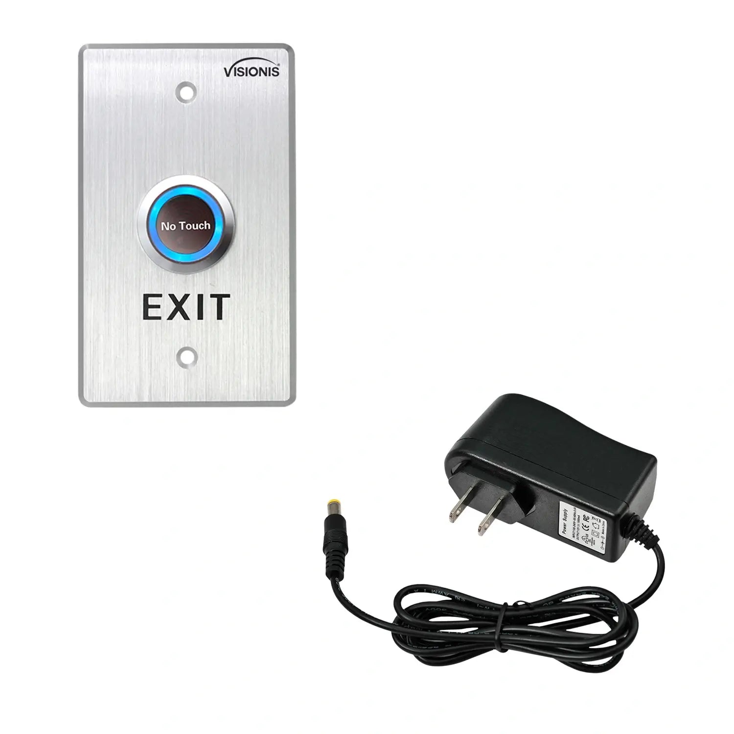 No Touch Exit Button With Timer Delay + Power Supply - FPC-5426 Visionis
