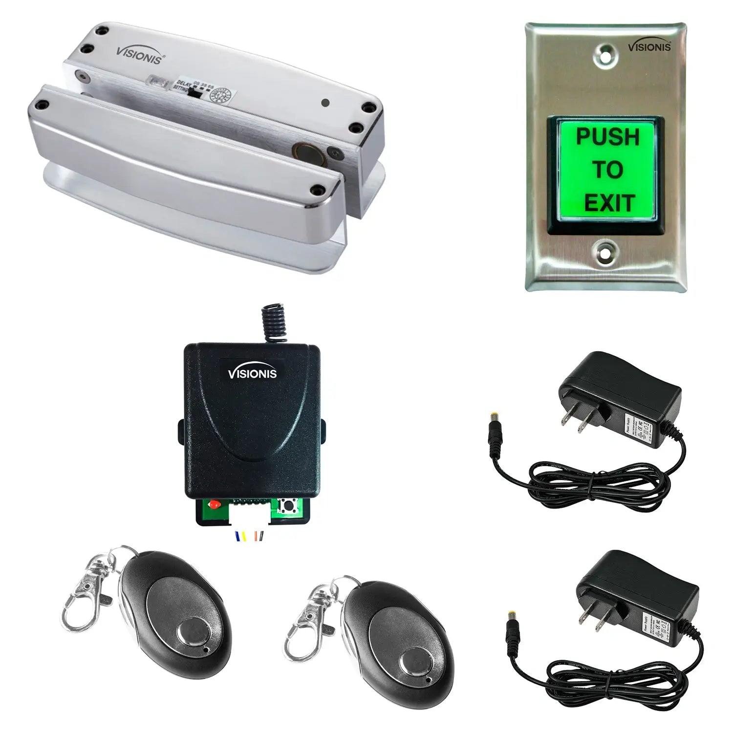 Electric drop bolt lock and RF wireless transmitter and receiver - FPC-5442