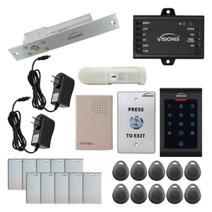 Standalone access control system with electric drop bolt lock, keypad, motion sensor - FPC-5552