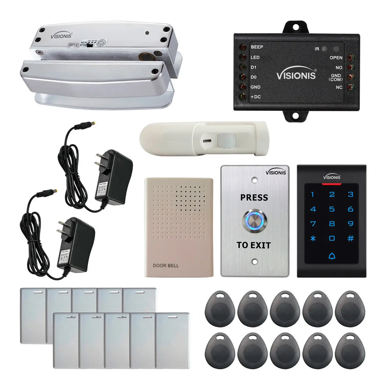 Standalone access control system with electric drop bolt lock, keypad. motion sensor - FPC-5556