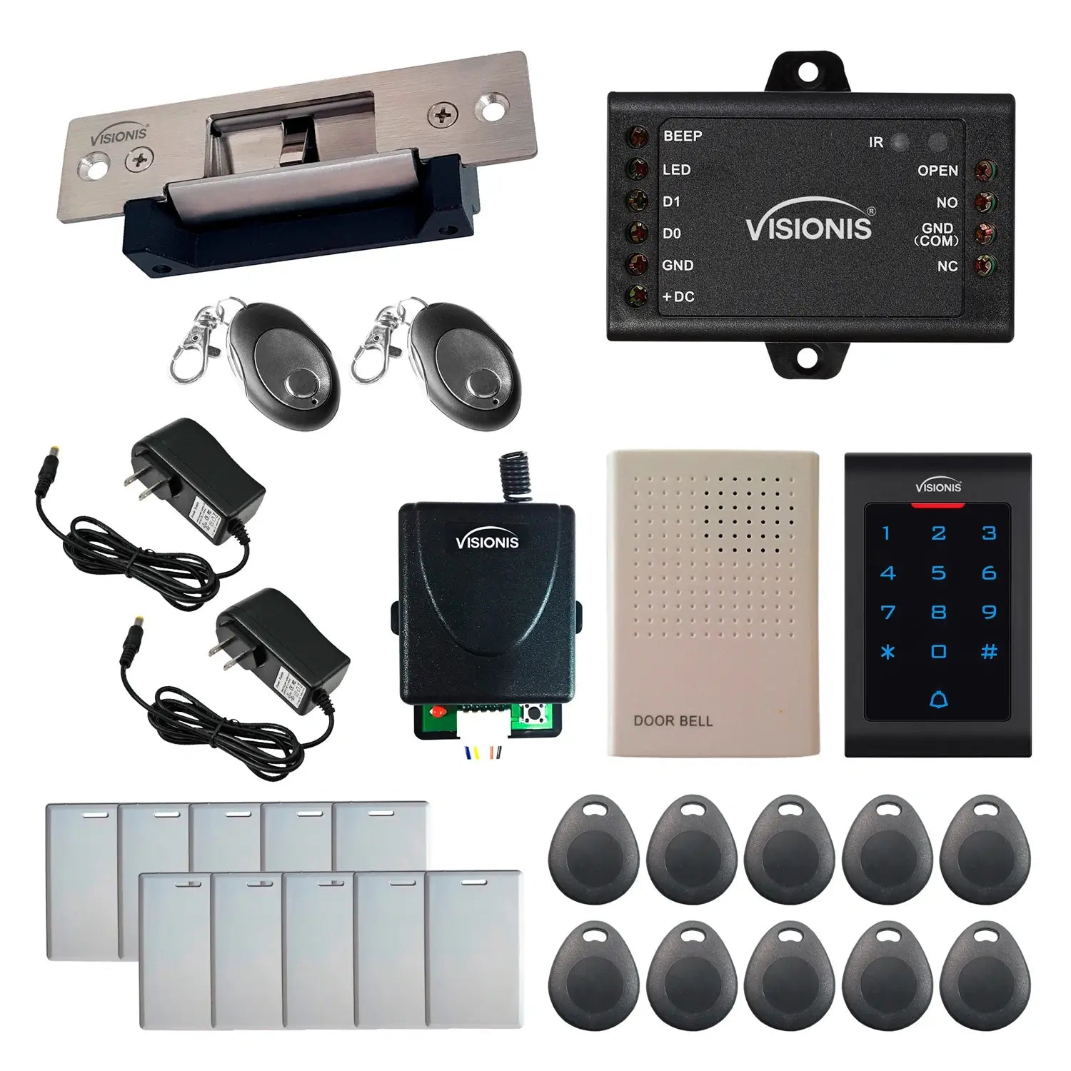 Standalone access control with electric bolt lock, keypad card reader - FPC-5573