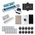 Standalone access control with 300 lbs maglocks, keypad card reader, push to exit button - FPC-5589