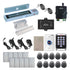 Standalone access control system with 600 lbs magnetic door lock, keypad card reader, rf transmitter and receiver - FPC-5629
