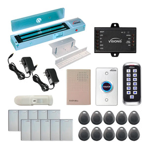 Visionis FPC-5643 One Door Access Control In Swinging Door 600lbs Maglock