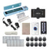 Business access control systems with 1200 lbs magnetic door locks, card readers, exit buttons, management software - FPC-5647
