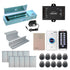Standalone access control system with 1200 lbs maglock, keypad card reader, push to exit button - FPC-5645