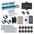 Standalone access control with 600 lbs magnetic door lock, keypad card reader, push to exit button - FPC-5653