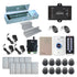 Standalone access control with 1200 lbs magnetic door lock, keypad card reader, push to exit button - FPC-5657