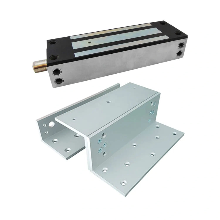 Gate Magnetic Door Lock with 1500 lbs + L and Z Bracket - FPC-5701-B Visionis