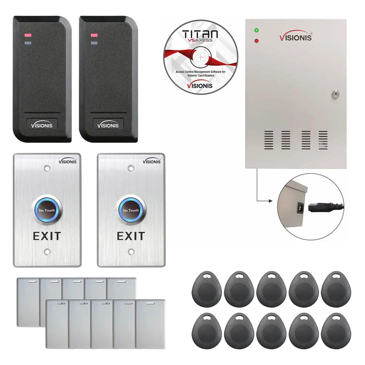 Commercial building access control systems with card readers, exit buttons, software - FPC-6130