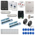 FPC-6151 Two Doors Access Control For Out Swing Door Electric 600lbs MagLock Time Attendance TCP/IP Wiegand Controller + Indoor/Outdoor Card Reader + 20000 Users Wireless Receiver, PIR Kit