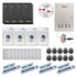Card access control systems with 300 lbs Maglocks, card readers, exit buttons, management software - FPC-6203