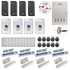 Card access control systems with 1200 lbs Maglocks, card readers, exit buttons, management software - FPC-6204