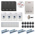 Card access control systems with 1200 lbs Maglocks, card readers, exit buttons, management software - FPC-6205