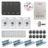 Card access control systems with 1200 lbs Maglocks, card readers, exit buttons, management software - FPC-6207