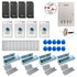 FPC-6208 Four Doors Access Control TCP/IP Wiegand For In Swing Door Electric 1200lbs Mag Lock Controller Box + Black Indoor/Outdoor Card Reader + Software Included + 20,000 Users Kit