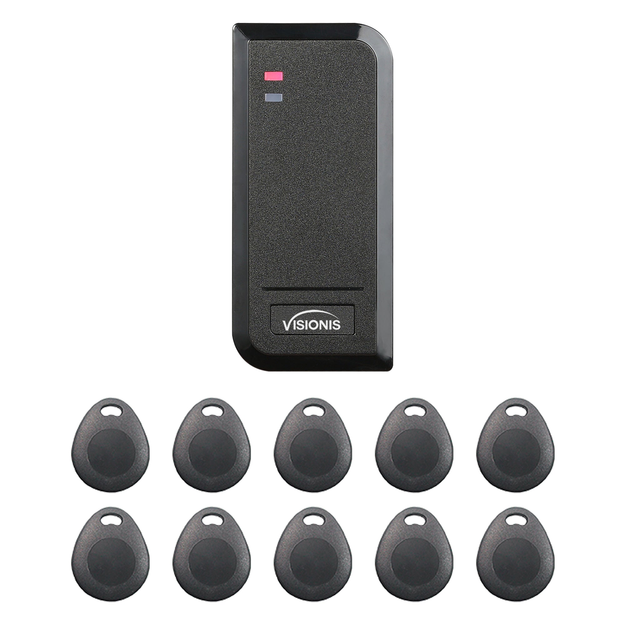 Proximity card reader. Wiegand 26 Bit + Pack Of 10 Proximity Key Tags - FPC-6434