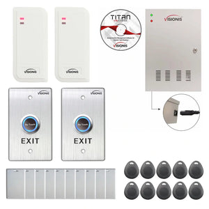 Commercial building access control systems with card readers, exit buttons, software - FPC-6476