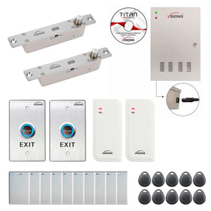 Commercial building access control systems with electric drop bolt lock​, Software, card reader and controller - FPC-6502