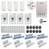 Card access control systems with 300 lbs Maglocks, card readers, exit buttons, management software - FPC-6550