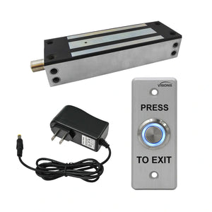 1500 lbs gate maglock kit with button release - FPC-7332