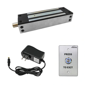 1500 lbs gate maglock kit with button release - FPC-7333