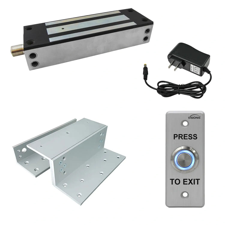 1500 lbs gate maglock kit with button release - FPC-7334