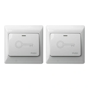 Pack of 2 Push to exit buttons for door release - VIS-7030 Visionis