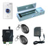 1200 lbs Magnetic door lock with button release, wireless receiver. Wireless Remote Buzz-In Kits - FPC-7456