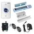 300 lbs Magnetic door lock with button release, wireless receiver. Wireless Remote Buzz-In Kits - FPC-7457