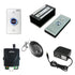 Cabinet magnetic lock buzz-in kit with remote control and exit button. VIS-ML120 FPC-7460 VISIONIS